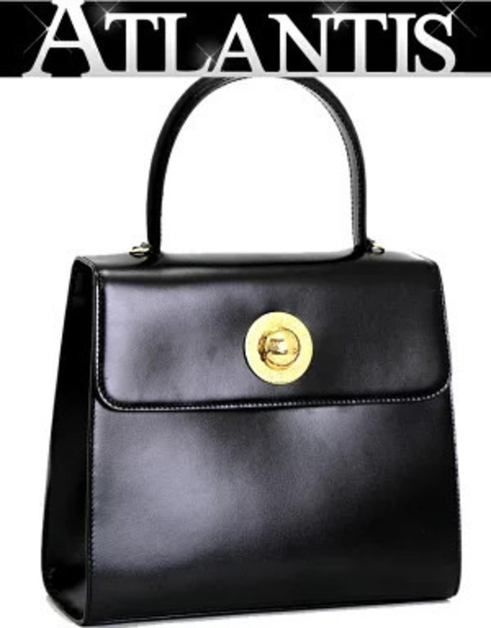 Celine Handbag Starball Calfskin Black